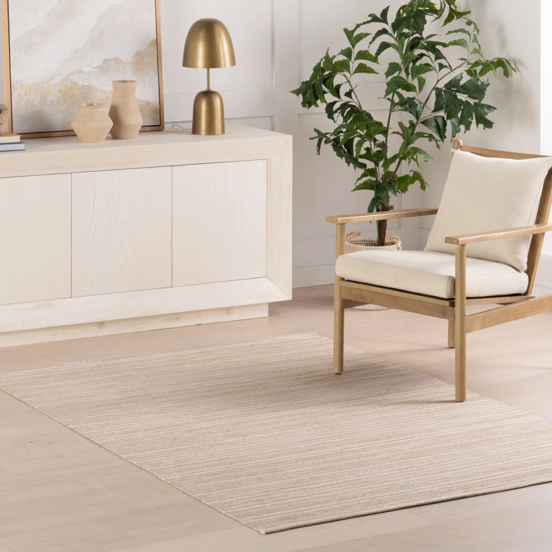 Tapis intérieur / extérieur kaki rayé Skipper, Tapis de couloir 2 pi 6 po x 8 pi