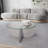 Modern White Coffee Table, 29.5 x 13.8 x 29.5 inches | 100% Tempered Glass Top & 100% Melamine Coated Particle Board Frame, Thickness: 0.7 inches | Stylish & Durable Design, Perfect for Living Room & Contemporary Spaces-1465544128