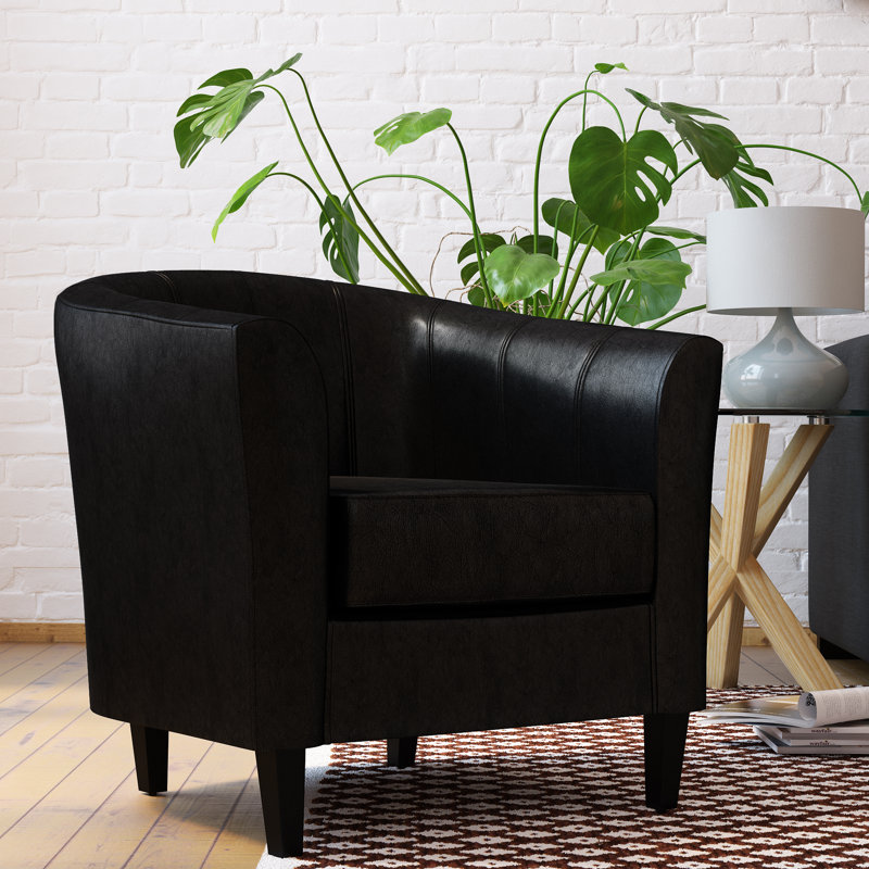 Clopton Tub Chair, Black
