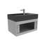 Amazon 30'' Wall Mounted Single Bathroom Vanity with Solid Surface Top-92644258-94757377-94757379