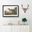 Blue Heron by John James Audubon - Picture Frame Art Print on MDF-55545459-55545460