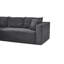 Canapé modulaire en L avec tissu velours côtelé-1422126763