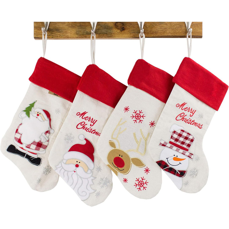 Chaussettes de Noël Merry Christmas Snowman