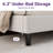Stauton Upholstered Platform Bed with Velvet and Striped Headboard-1702704279-1700285039