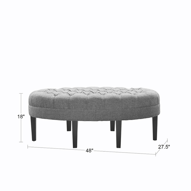 Repose-pieds capitonné 1pc pour espace de vie, Beige