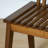Folding Slatted Backrest Solid Wood Bench-623479525