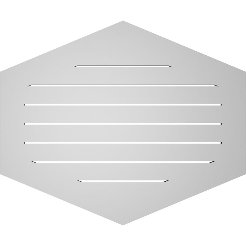 Pente verticale verticale en uréthane 5 pi, H 30 po x l 36 po x P 1 po