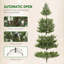 Arbre de Noël artificiel 9 pi avec base en acier et 4306 pointes-584105528-584105535