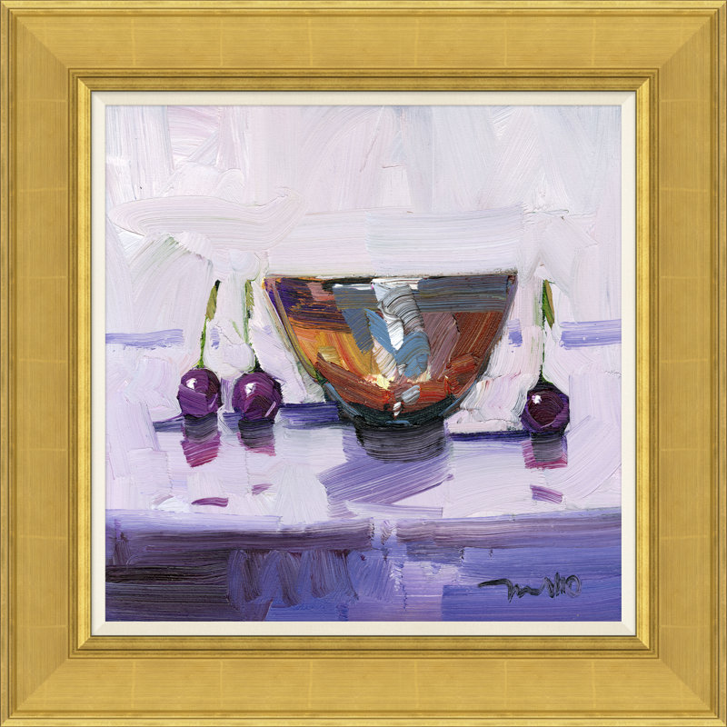Cherries Painting by Joseph Mota
