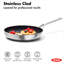 OXO Mira 3-Ply Stainless Steel Non-Stick Frying Pan, 8"-1557048784