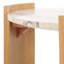 Table d'appoint Kynisha Travertine
