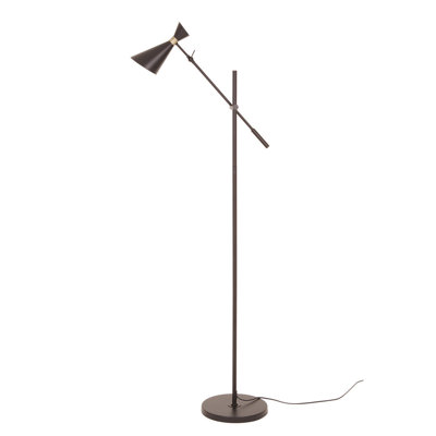Romero 160cm Black Task Floor Lamp
