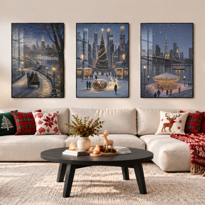 Décoration murale - Noël, convient au salon et à la chambre à coucher