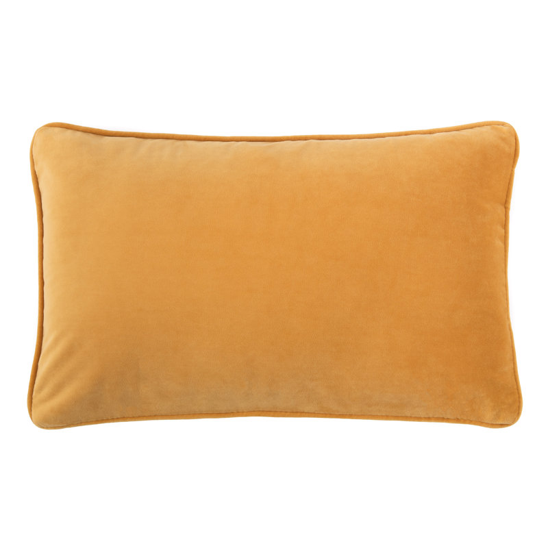 Chanasya Solid Color Velvet Decorative Throw Pillow Cover, Golden