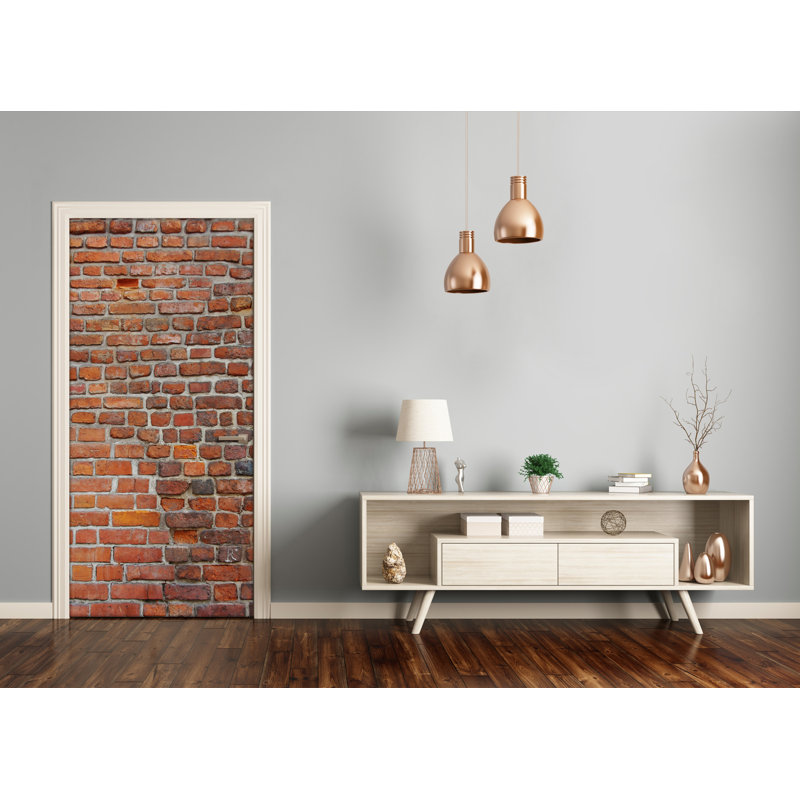 Brick Wall Door Decal