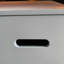 Nitul Bedside Table with 2 Drawers, Wooden Legs, End Side Sofa Tables Bedroom Living Room