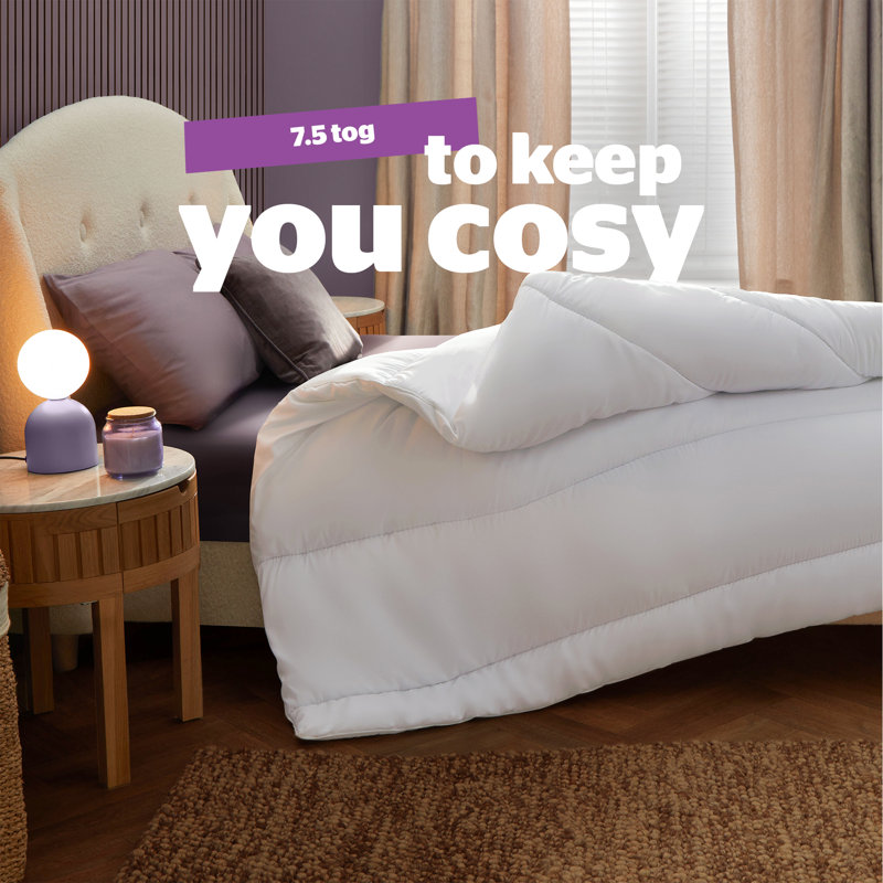 Silentnight Deep Sleep 7.5 Tog Duvet Light Weight Summer Quilt, Single