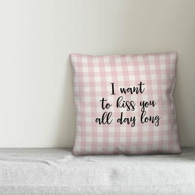 Plaid Throw Pillow