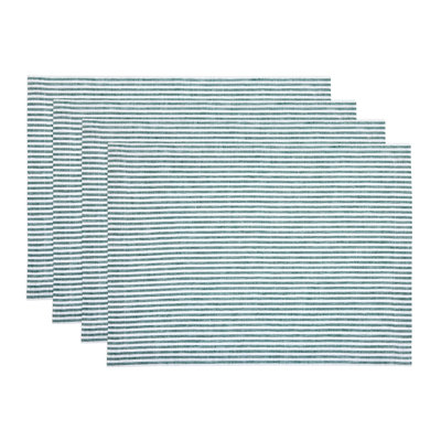 Narrow Stripe - 100% Pure Linen Placemats