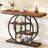 Industrial 4-Tier Console Table With Multi-Tier Storage For Living Room Hallway Foyer-237158917