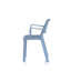 Nest Loop Stacking Cafe & Bistro Chair White with Arms-1397571726