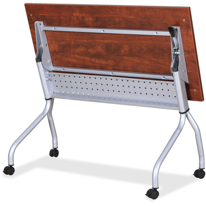 Table de formation avec roulettes, Cerisier, H 26,77 po x l 61,81 po x P 7,09 po