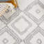 Southwestern Power Loom Ivory/Grey Area Rug-2081489495