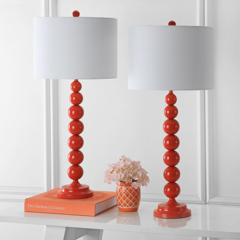 Rimini Metal Table Lamp, Blood Orange