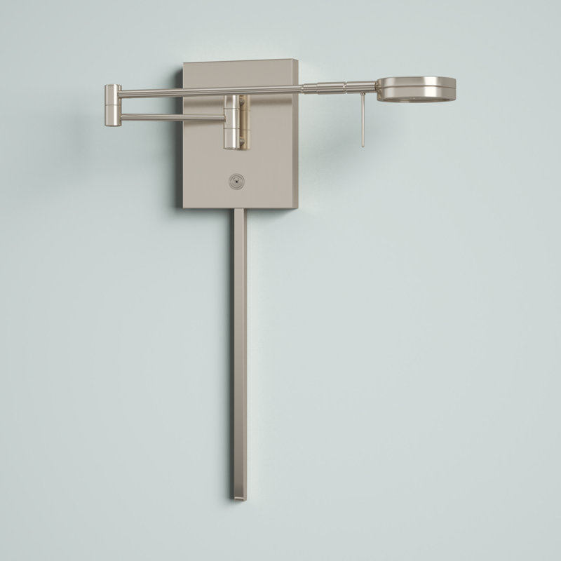 Mangino Swing Arm Sconce, Brushed Nickel
