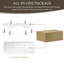 Meuble-lavabo flottant 60 po avec double lavabo 60 po-191608519