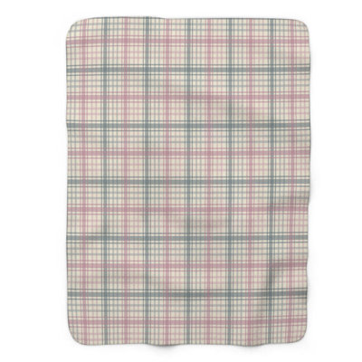 Graceful Floral  1 Piece Premium Sherpa Blanket 0215
