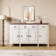 Poignée d'armoire carrée en bois massif