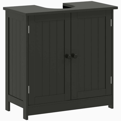 Modern Under-Sink Storage Cabinet, Designed for Pedestal Sinks