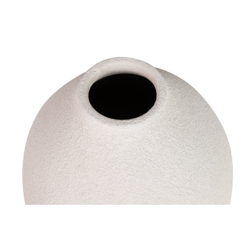 Ceramic / Porcelain Table Vase, Grey, 28cm H x 23cm W x 23cm D