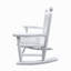 Chaise berçante blanche pour enfants - intérieure ou extérieure - adaptée aux enfants - durable-131517203