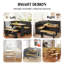 Ensemble de salle à manger en coin en bois de pin massif 3 pièces avec banc en L Berna-539521460