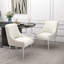 Chaise d'appoint en velours capitonné de 22 po Baudel-879591366-957097250