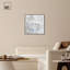 «Glacier Canvas Elegant», art mural blanc doré par Art Remedy-104343590-111780072