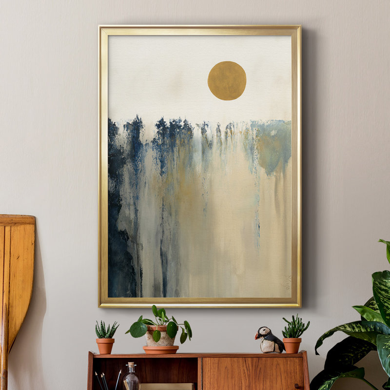 Equilibrium - Single Picture Frame Print, 30.5" H x 22.5" W x 1" D, Gold Framed