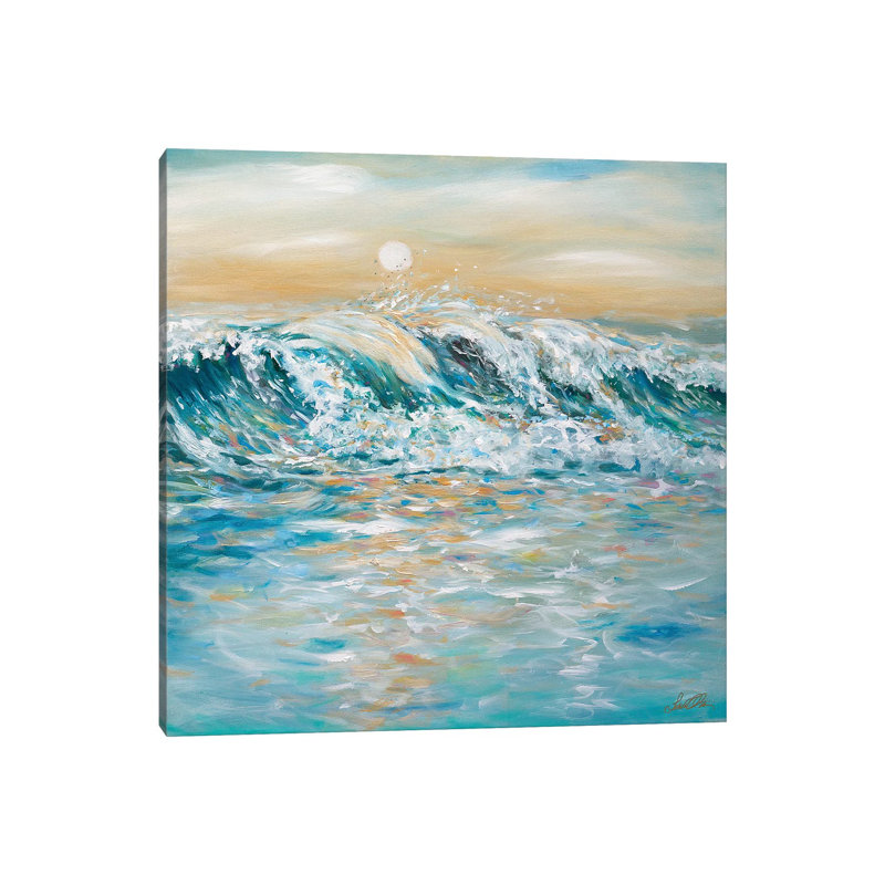 Sea Spray by Linda Olsen - Wrapped Canvas Gallery-Wrapped Canvas Giclée, 45.72 cm H x 45.72 cm W