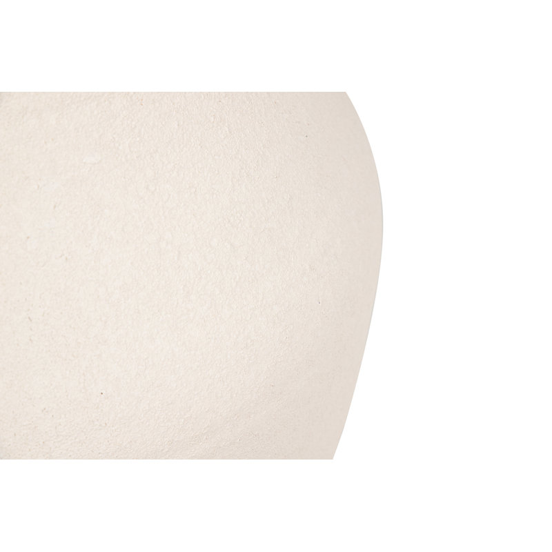 CERAMIC VASE 30X30 CM, Beige, Overall Height- 80cm