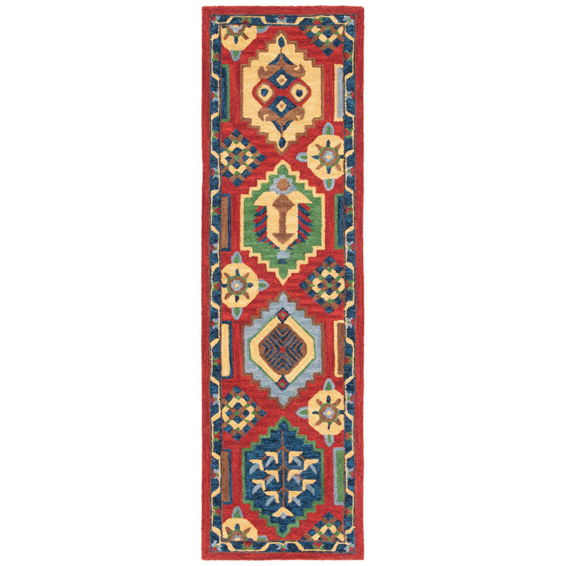 Gorou Hand Tufted Wool Oriental Rug, Runner 2'3" x 8'