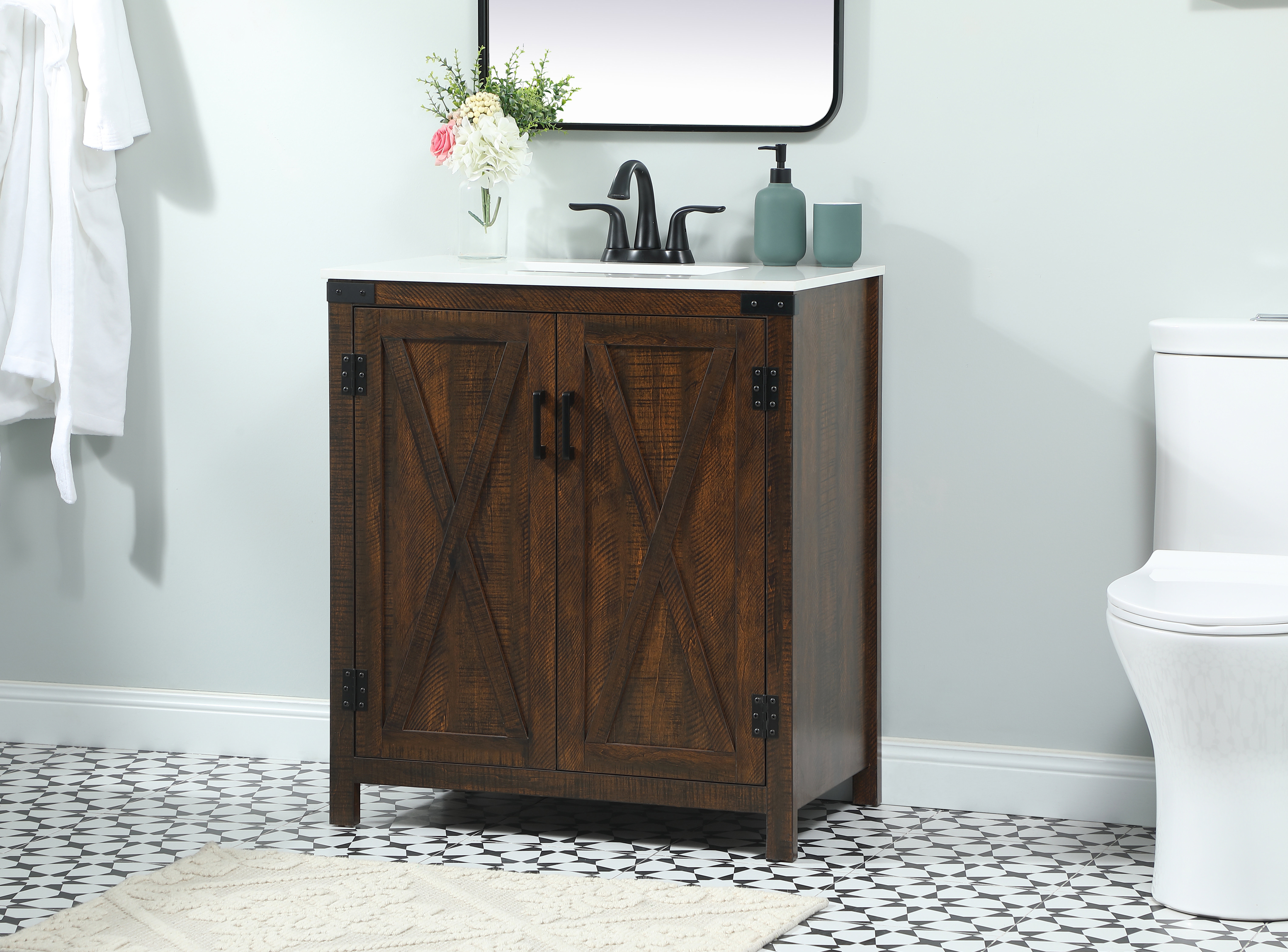 Laurel Foundry Modern Farmhouse Trask 30 Single Bathroom Vanity