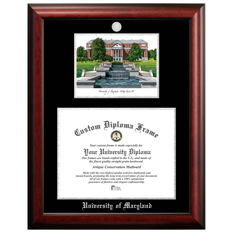 Cadre photo University of Maryland, 14 po x 17 po