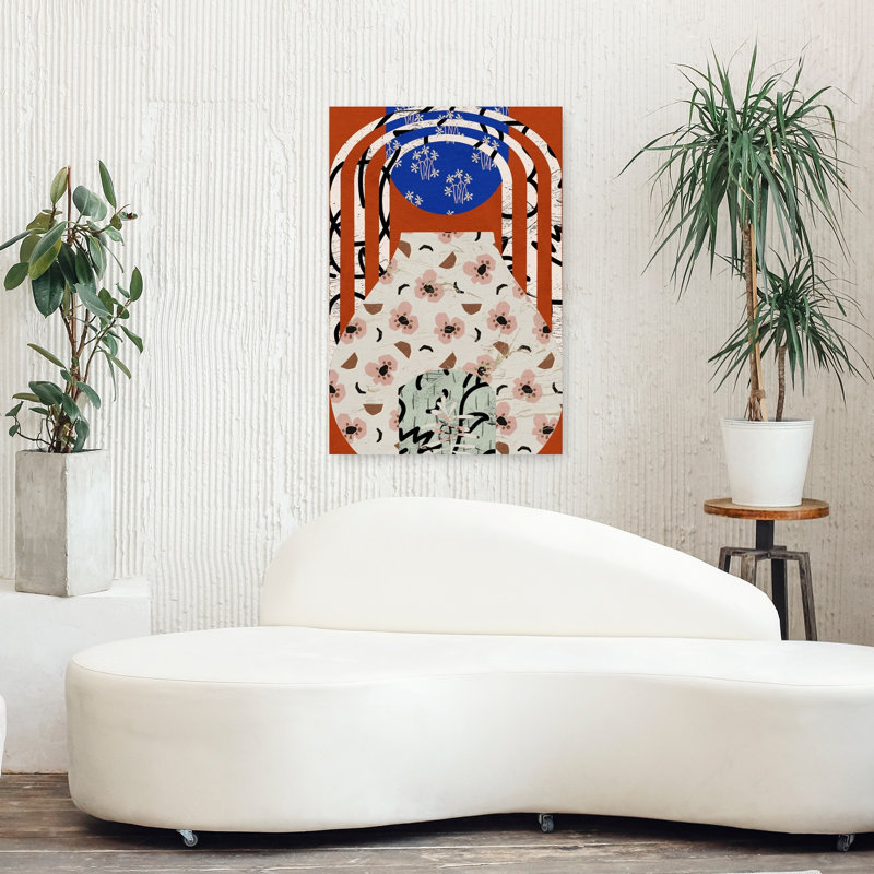 Art contemporain, art contemporain abstrait, H 36 po x l 24 po