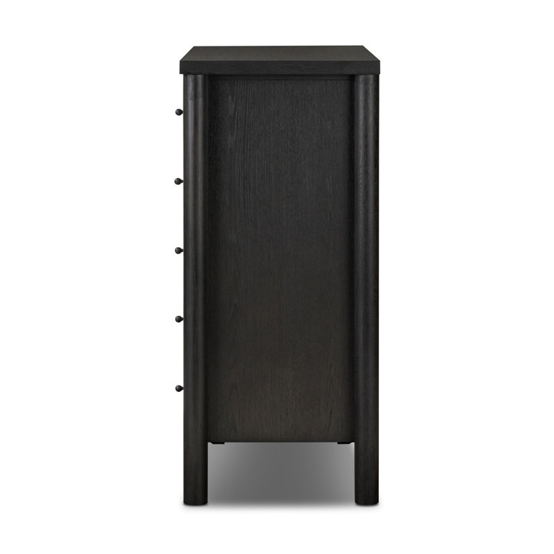 Roark 5 - Drawer Dresser, Ebony Oak