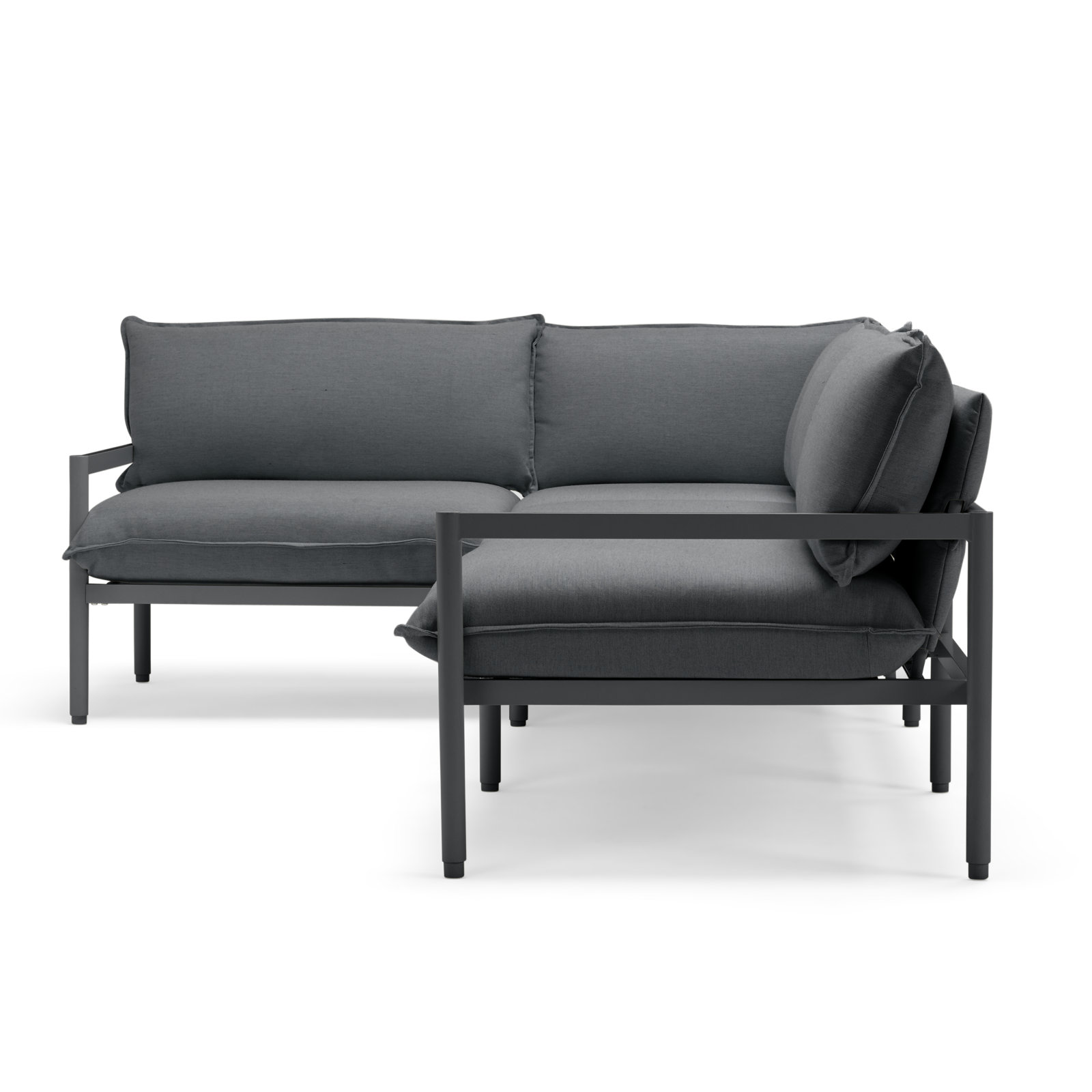 Terra 102" Sunbrella® Patio Sectional, Charcoal