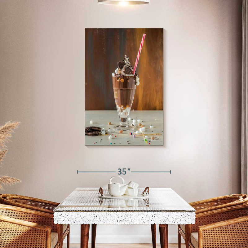 Yarlin Chocolate Cookie Milkshake, 45" H x 30" W