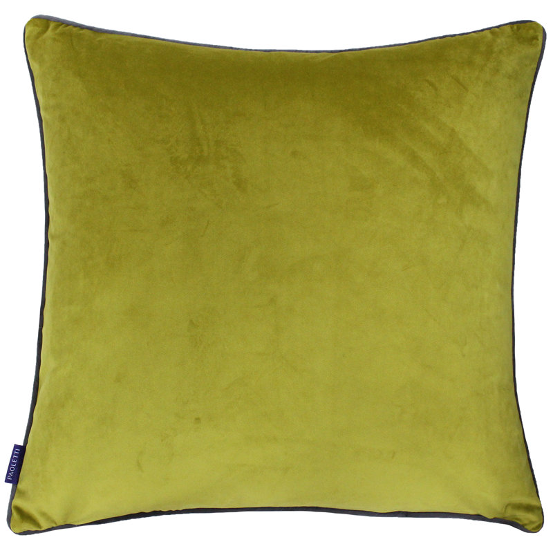 Square Cushion, Moss/Charcoal, Pillow Cover Only - No Insert