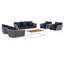 Ensemble de canapé modulaire d'extérieur en aluminium 6 pièces Stance par Modway-1761203643-1763421212